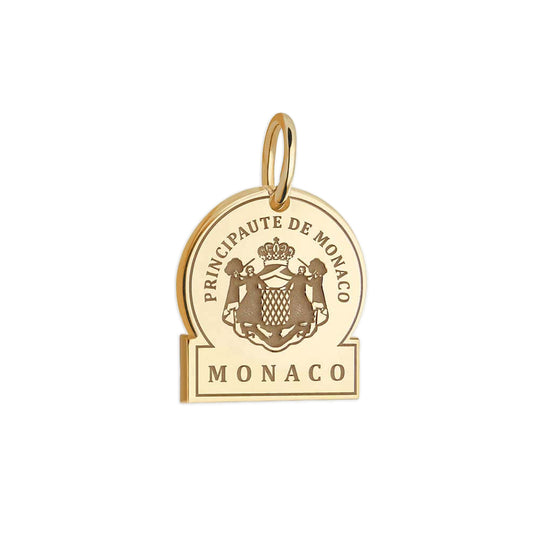Monaco Mini Passport Stamp Charm