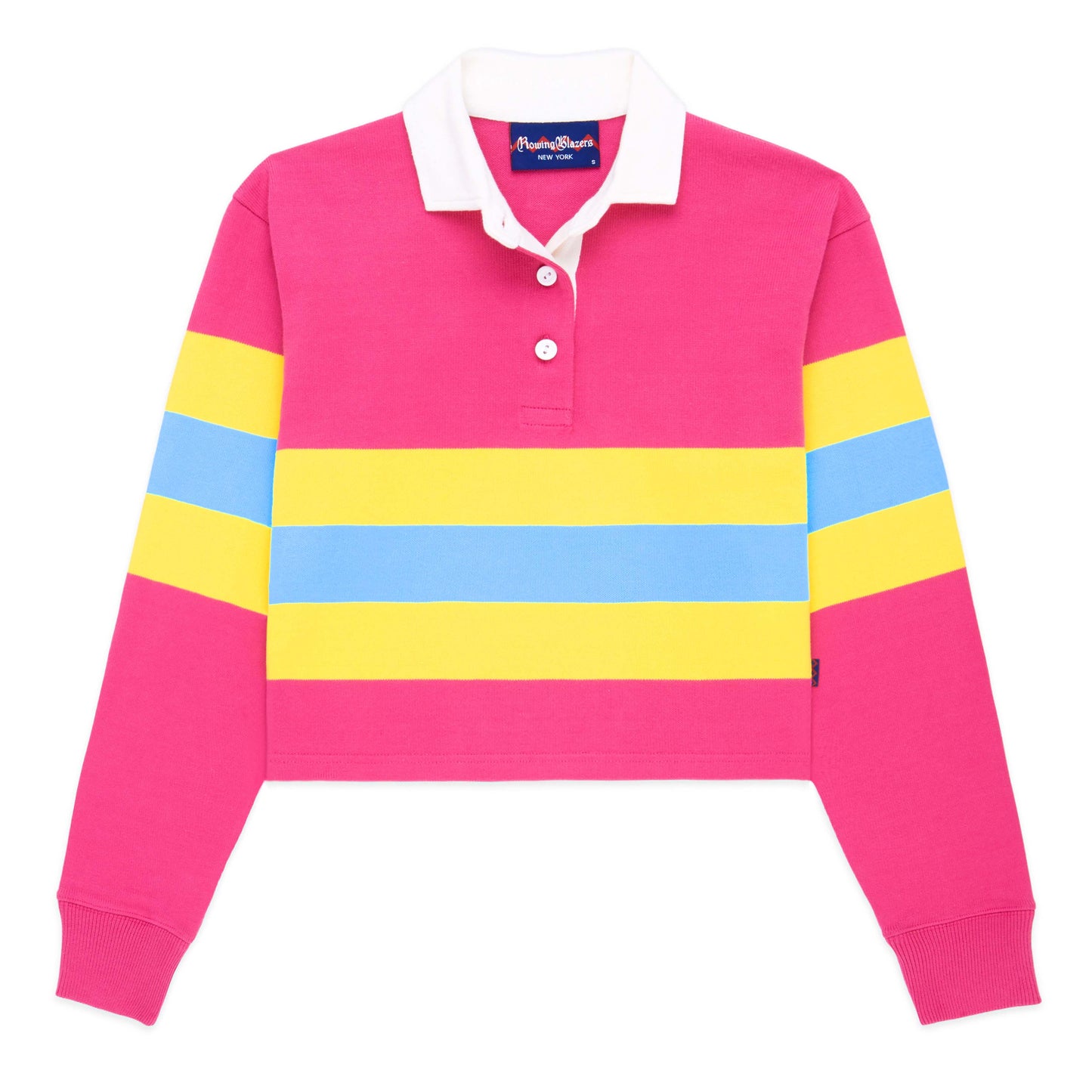 '70s Stripe Cropped Rugby