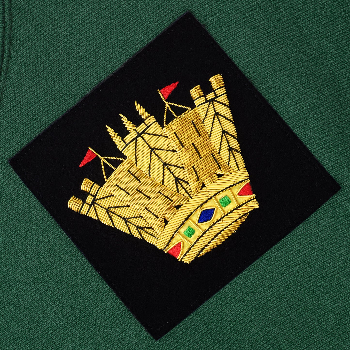 Hunter Green Naval Crown Crewneck Sweatshirt