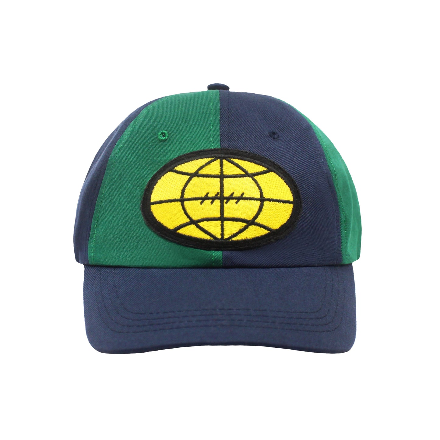 Green and Navy Rugby Ball Cap