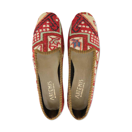 One of a kind loafers handmade from Turkish carpets.