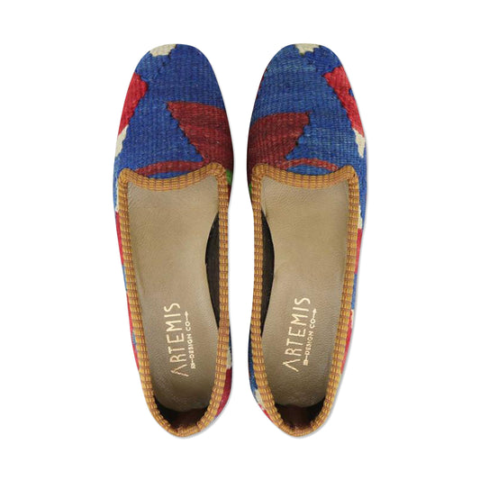 One of a kind loafers handmade from Turkish carpets.