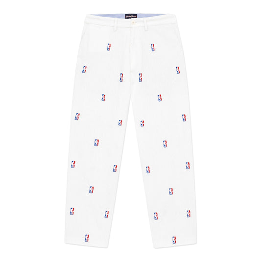 Rowing Blazers x NBA White Corduroy Trousers
