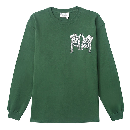 Hasty Pudding Masks Tee- Green