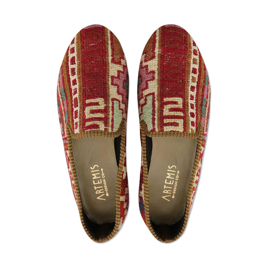 One of a kind smoking shoes handmade from Turkish carpets.