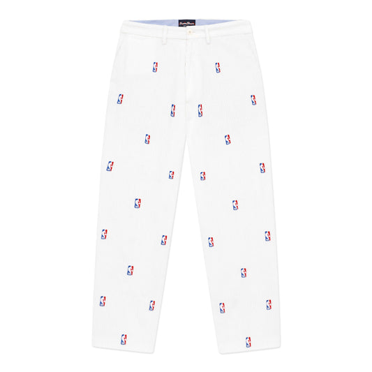 Rowing Blazers x NBA White Corduroy Trousers