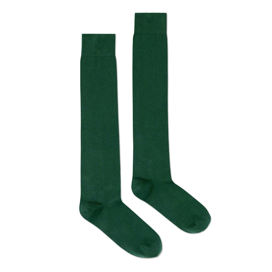 Over-The-Knee Hunter Green Socks