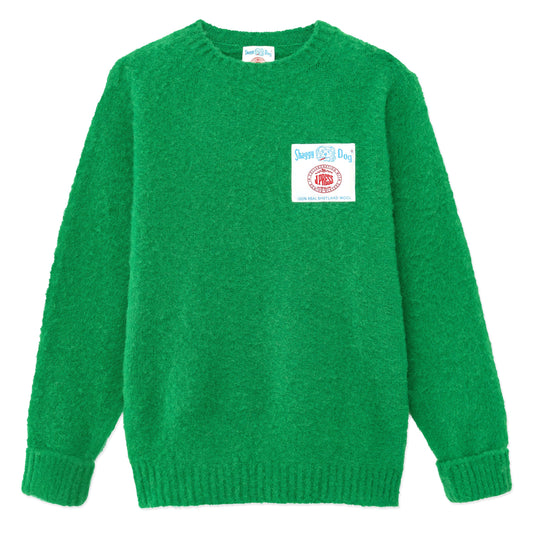 Shaggy Dog Sweater (Green)- JPress X Rowing Blazers