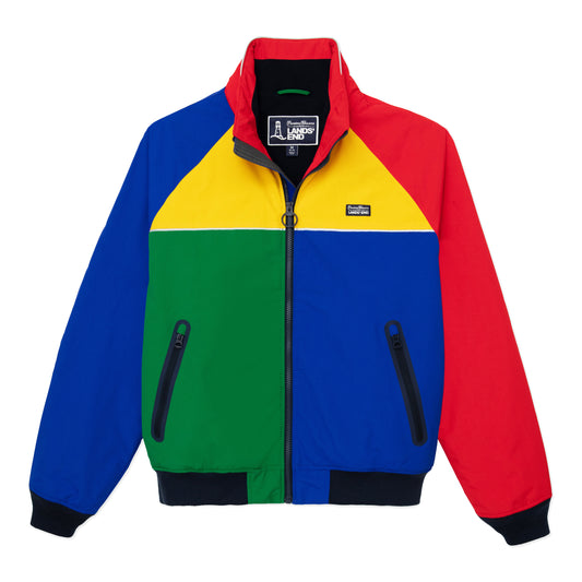 Rowing Blazers X Lands' End Og Colorblock Lightweight Spring Squall Sailing Jacket