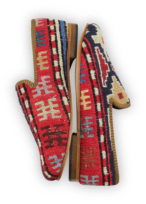 One of a kind loafers handmade from Turkish carpets.