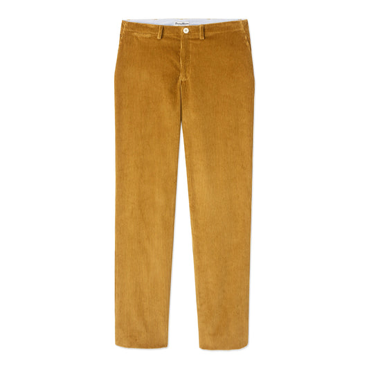 Extra Soft Gold Corduroy Tailored Or Wide Leg Trousers