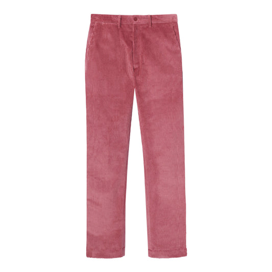 Extra Soft Dusty Rose Corduroy Tailored Trousers