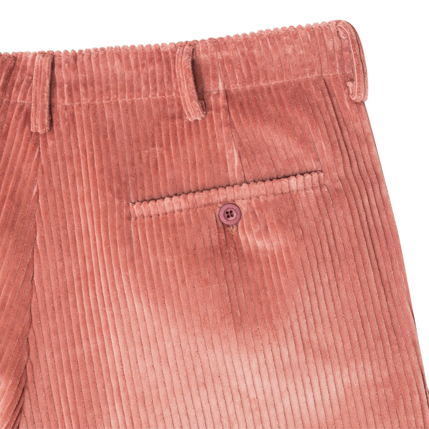 Extra Soft Dusty Rose Corduroy Tailored Trousers
