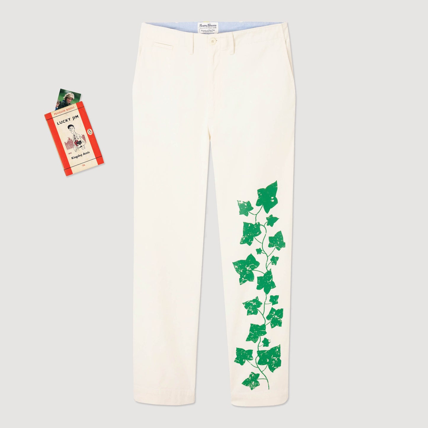 Cotton Twill trousers (Ivy Wide Leg Cotton Trousers)