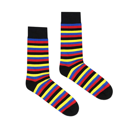 Primary Stripe Dress Socks