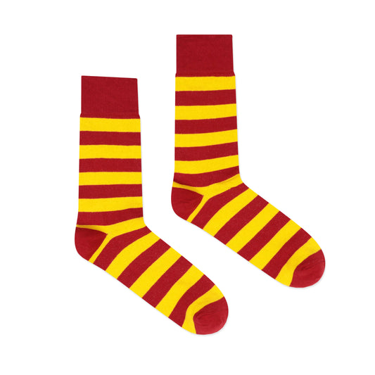 Egg & Bacon Stripe Dress Socks