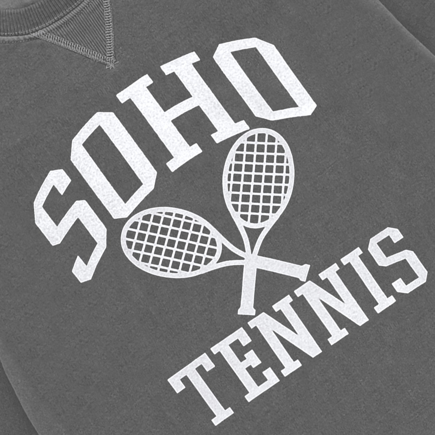 SoHo NY Tennis Club Overdye Crewneck Sweatshirt