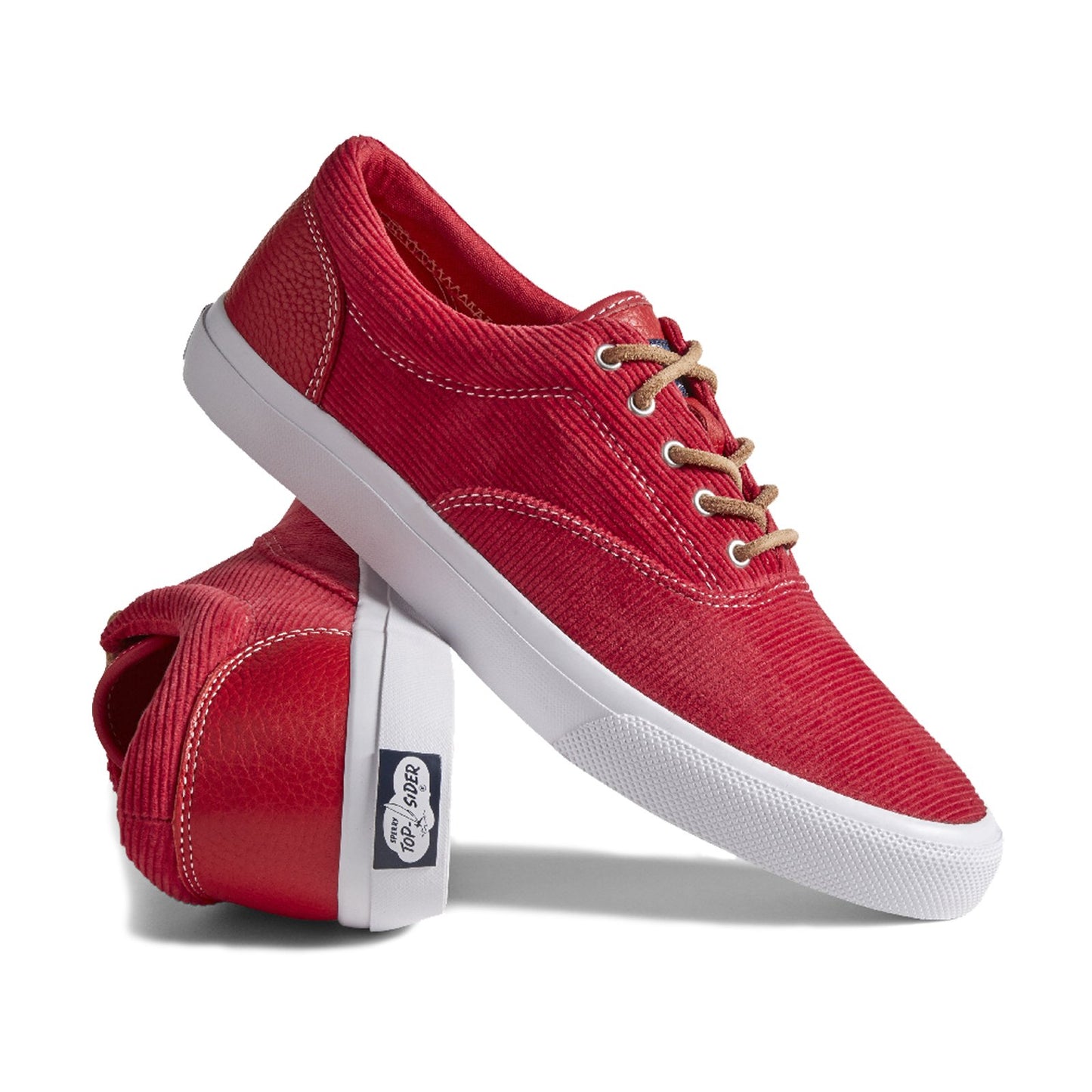 Cloud CVO Corduroy Deck Sneaker Red