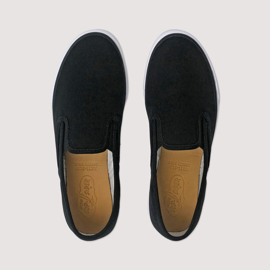 Unisex Cloud Slip On Deck Sneaker Black