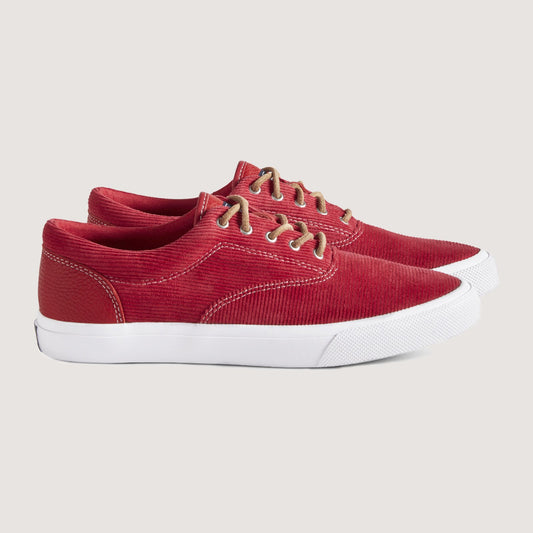 Cloud CVO Corduroy Deck Sneaker Red