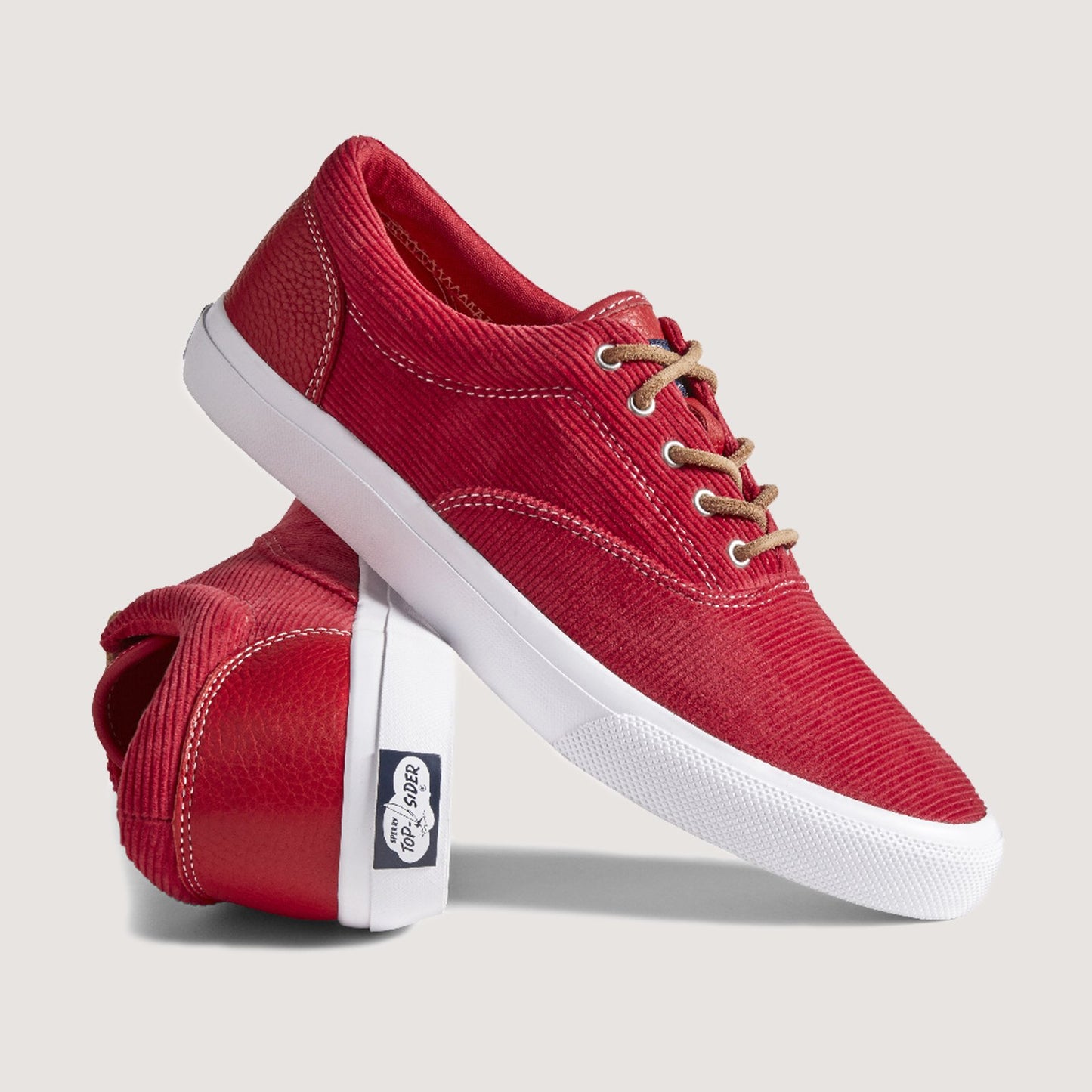 Cloud CVO Corduroy Deck Sneaker Red
