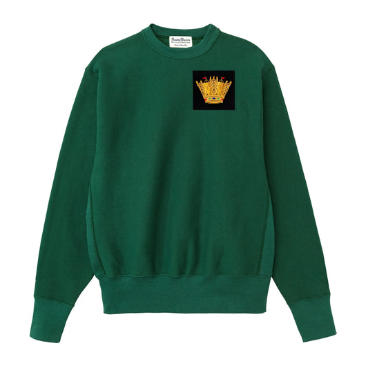 Hunter Green Naval Crown Crewneck Sweatshirt