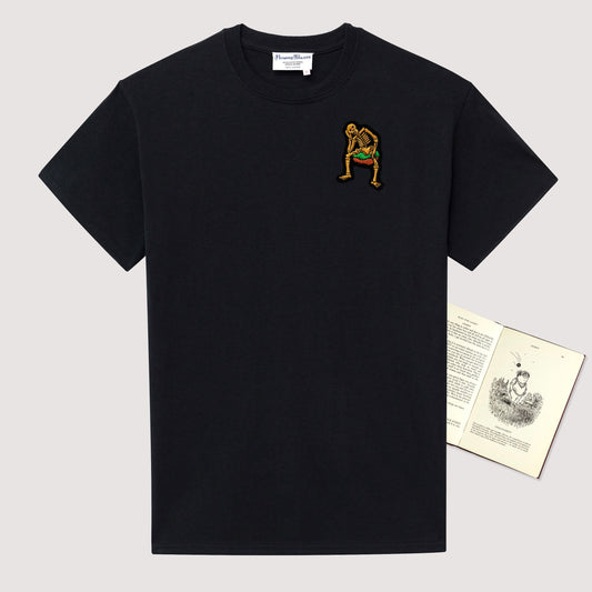 Derry Bones Black Short Sleeve Tee