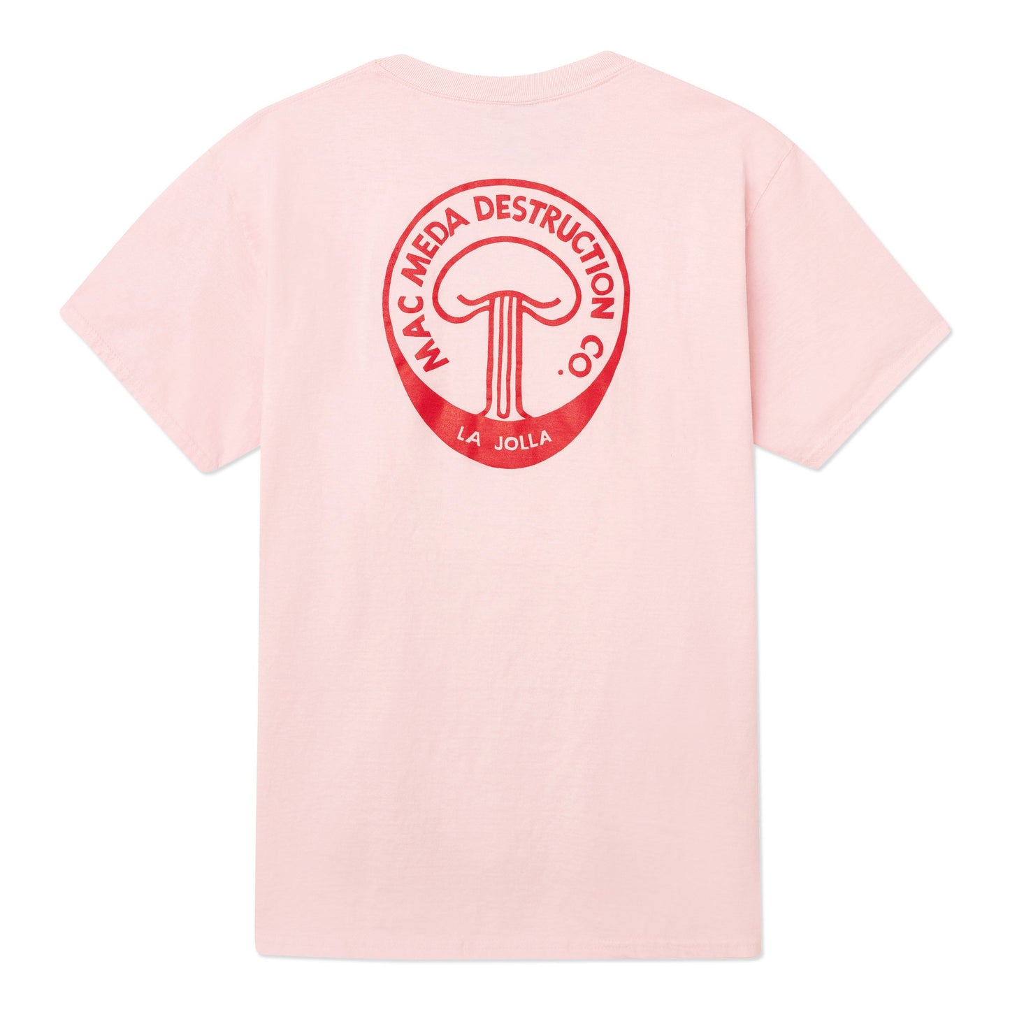 100% Cotton T-shirt (Mac Meda Mushroom Cloud Tee - Pink)