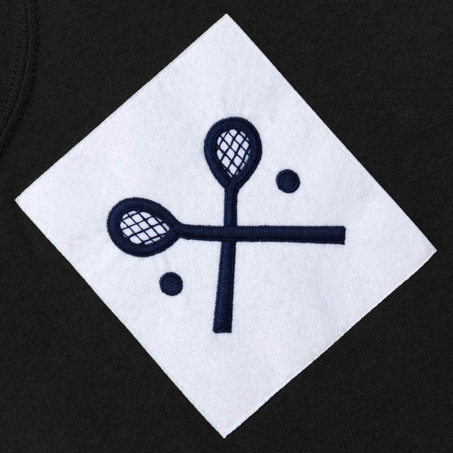 Black Racquets Short Sleeve Tee