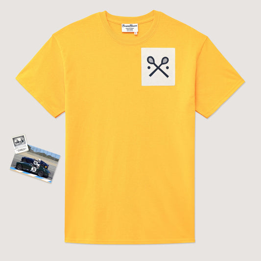 Gold Racquets Short Sleeve Tee