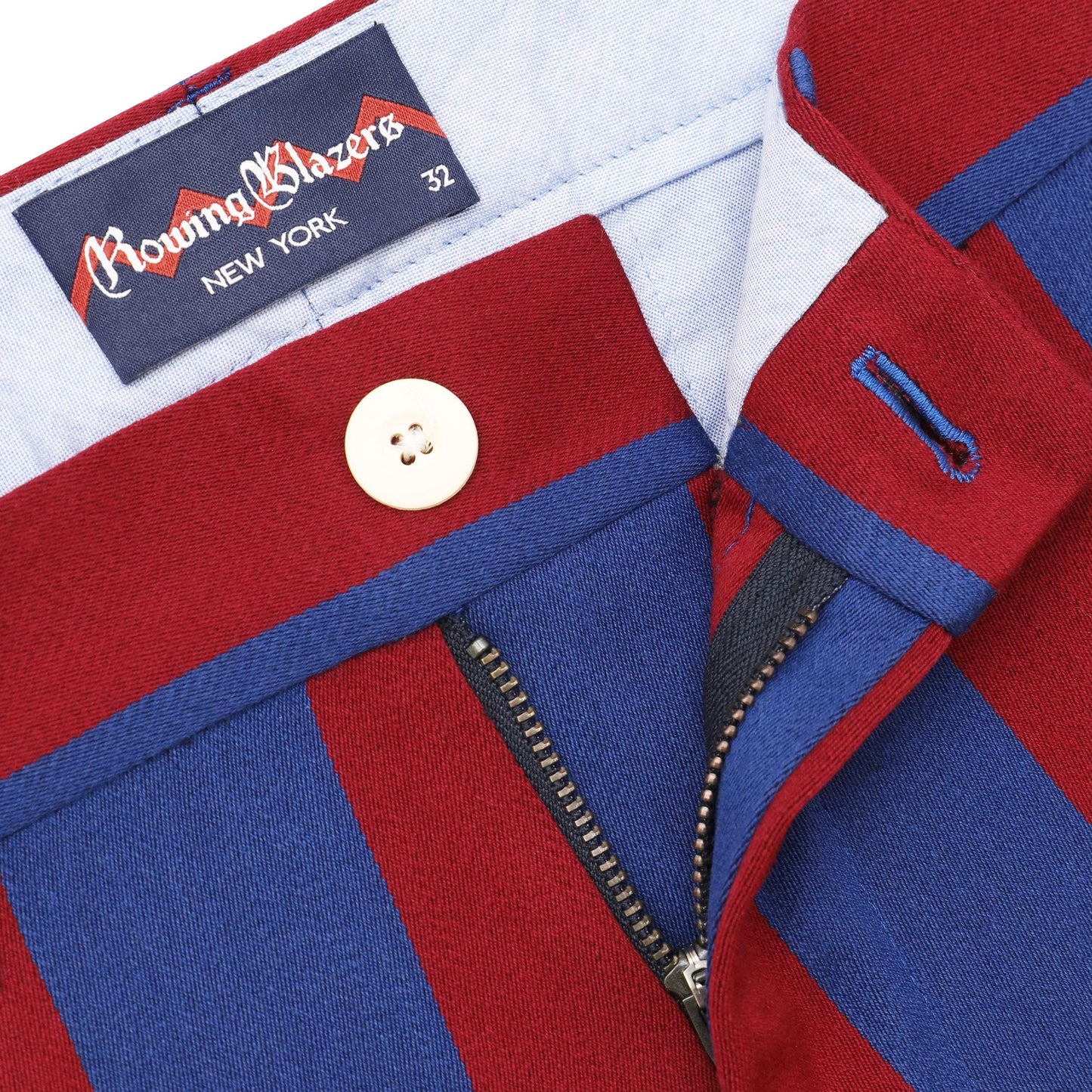 Red and Navy "Guards Stripe" Trousers